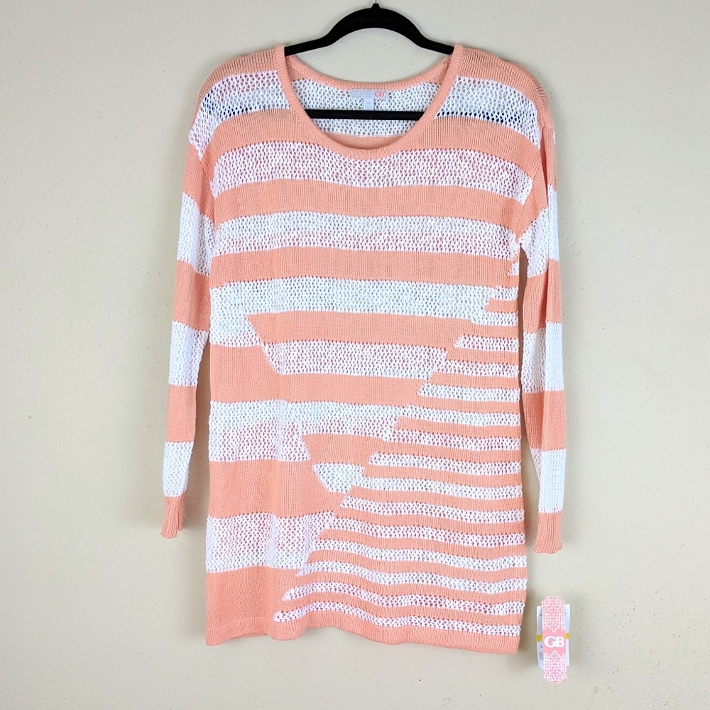 NWT GB Crochet Knit Pullover M (Juniors)